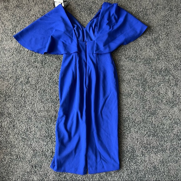 Betsy & Adam Flutter Sleeve dress - Picture 3 of 5